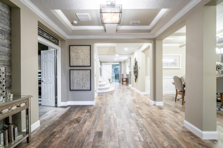 Tree Meadow foyer, listing photo by Danny Nguyen